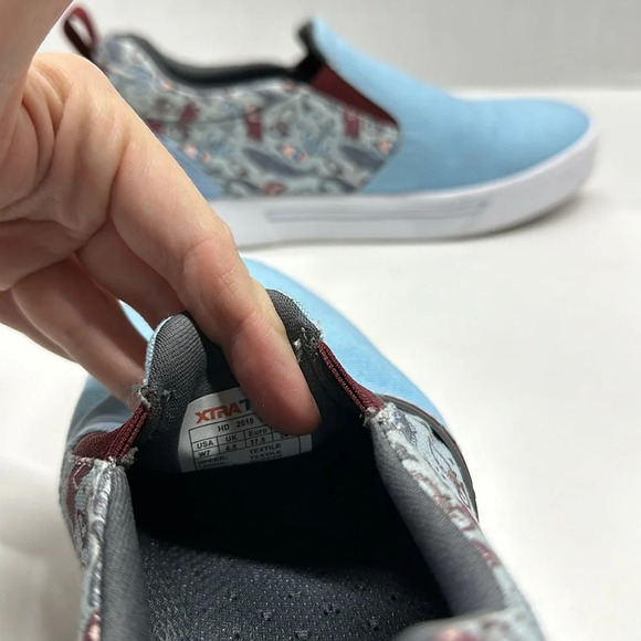 Xtratuf Deck Shoes Slip On Sneakers Laceless Sharkbyte Mermaid Blue Size 7 - Picture 9 of 10